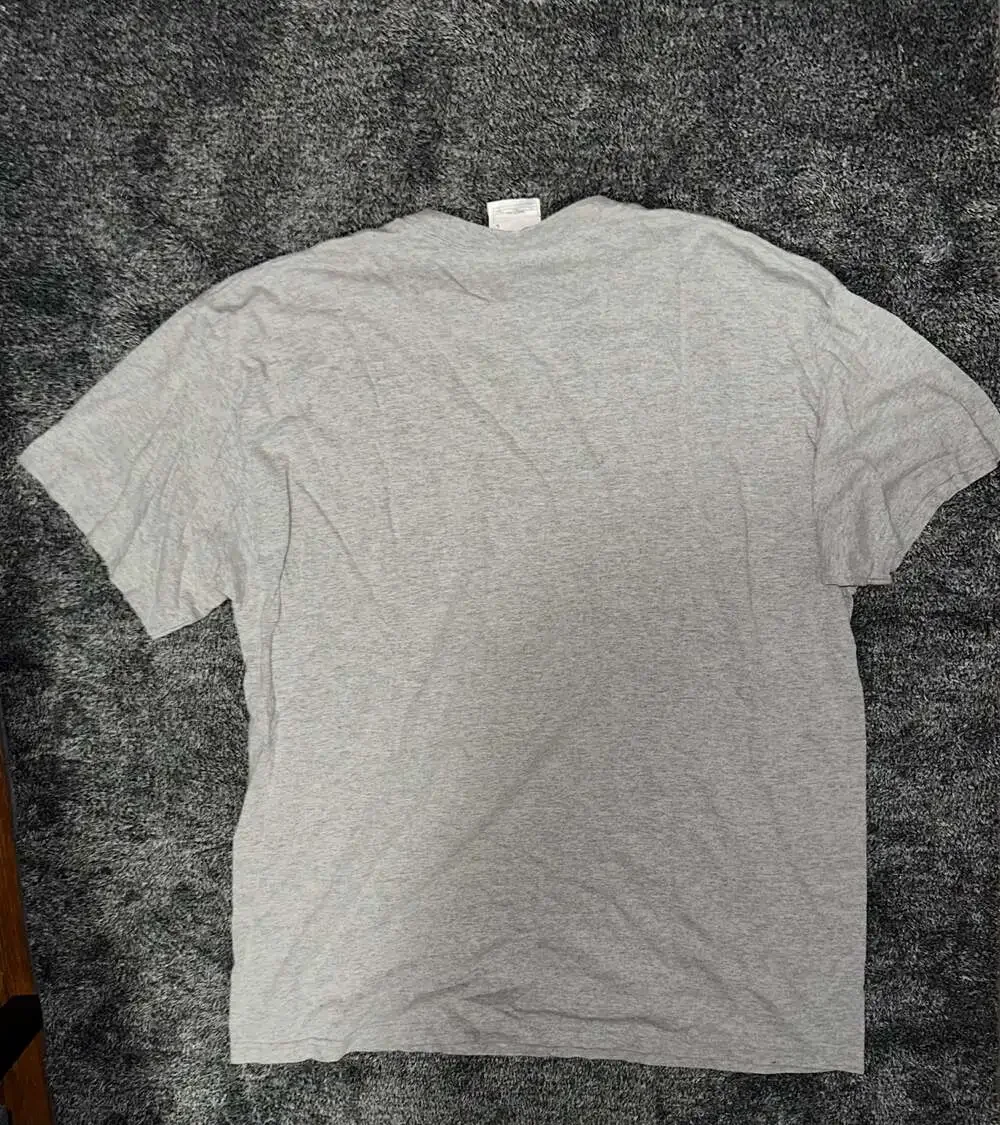 Vintage 90s Nike Small Swoosh Gray T-Shirt Size Large Made in USA